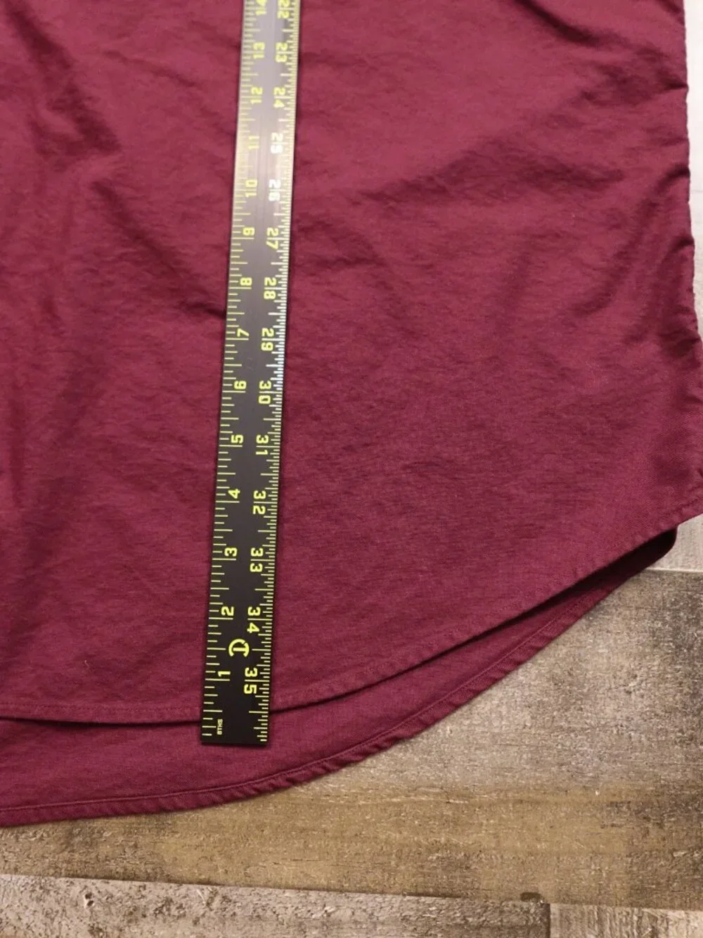 Polo Ralph Lauren Oxford Button Down Shirt Men's 3XLT Burgundy Cotton